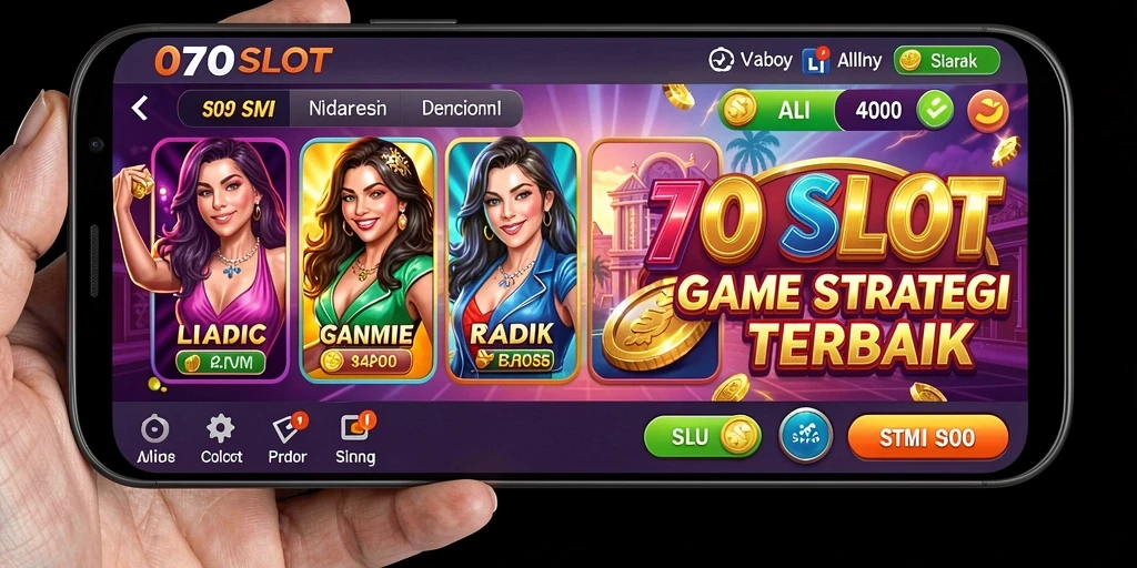 Tampilan gameplay 070SLOT dengan fitur slot yang mengasyikkan.