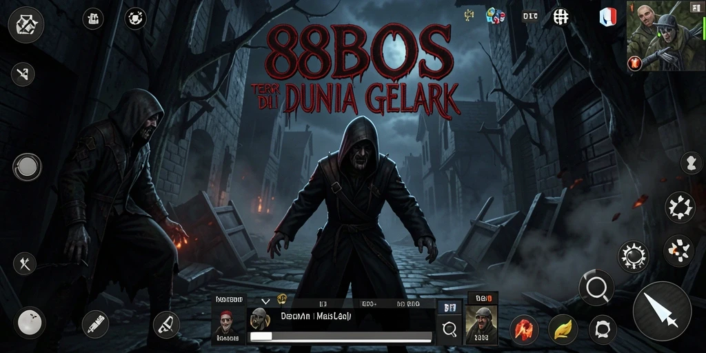 Tampilan menyeramkan dari gameplay <strong>88BOS</strong> yang penuh ketegangan.