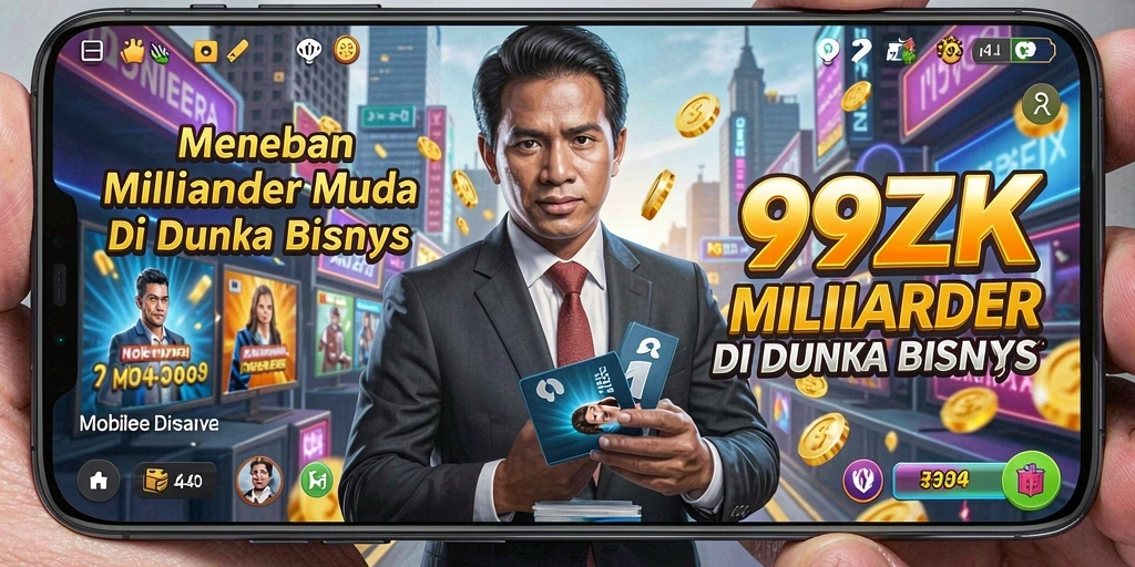 Tangkapan layar gameplay 99ZK menampilkan keseruan mengelola bisnis.