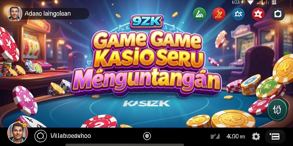 Screenshot gameplay 9ZK menampilkan desain grafis yang memukau.