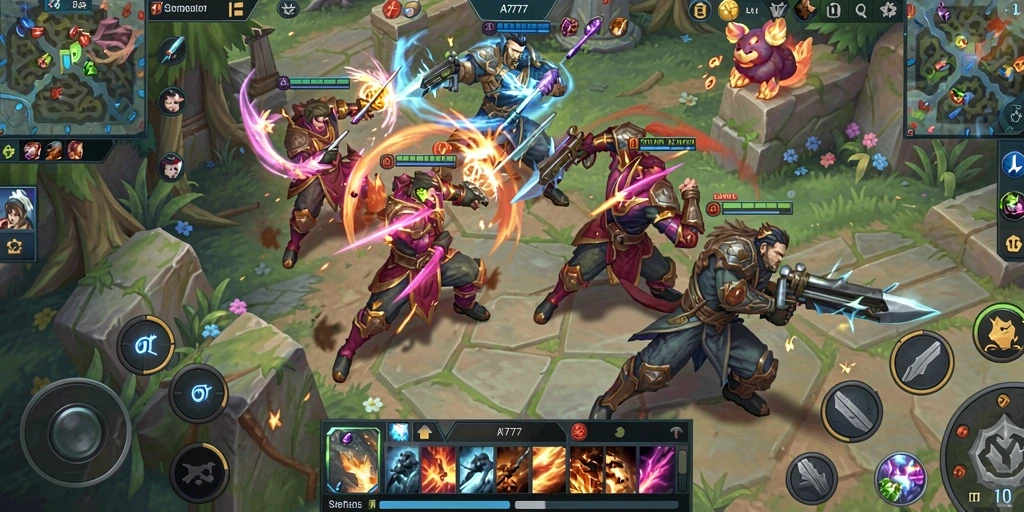 Gameplay seru A7777 dengan pertarungan strategis dan karakter unik.