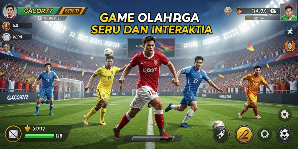 Tampilan permainan GACOR77 yang menarik saat pertandingan berlangsung.