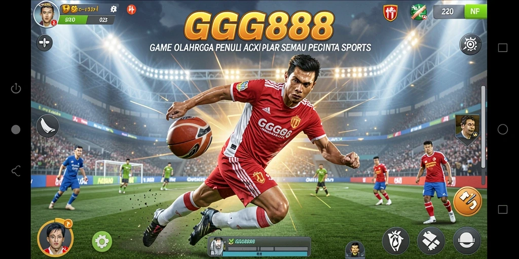 Gameplay mendebarkan GGG888 dalam pertandingan olahraga yang seru.