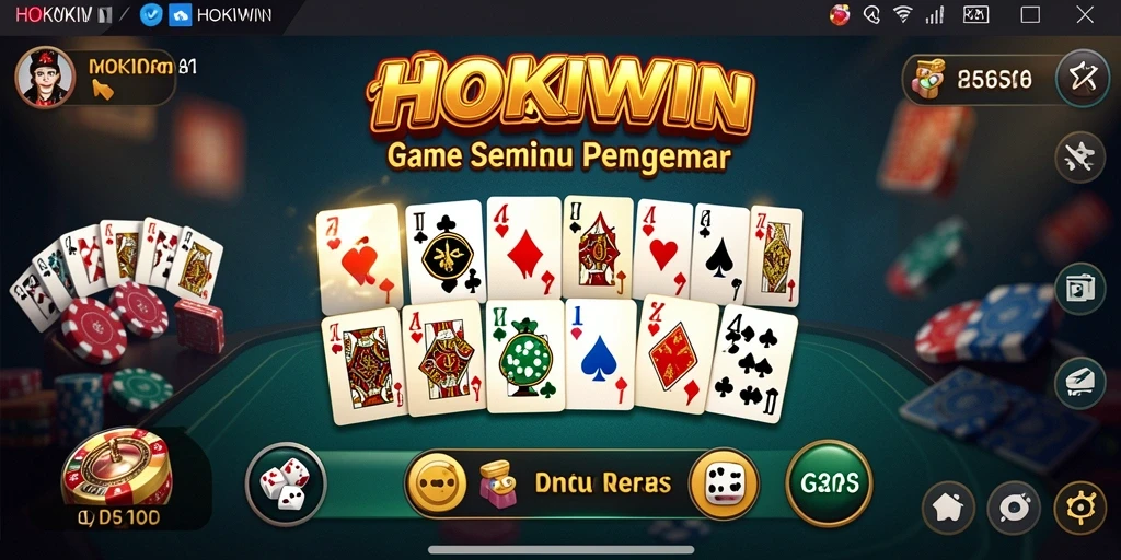 Tangkapan layar dari gameplay HOKIWIN yang seru dan menarik.