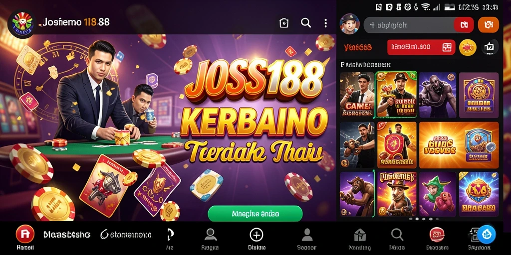 Tampilan utama JOSS188 menunjukkan gameplay Kasino yang seru dan interaktif.
