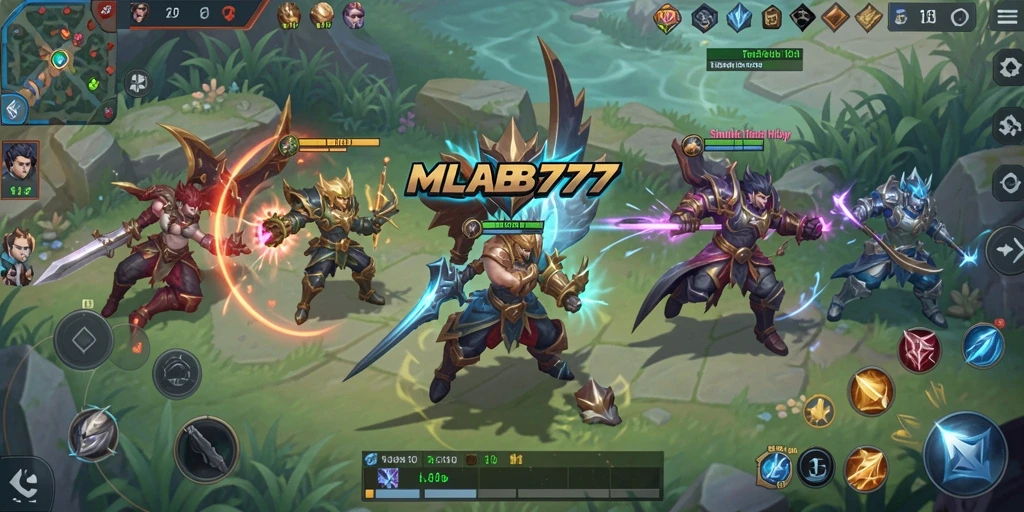 Tampilan gameplay MLBB777 dengan pengalaman simulasi yang nyata.