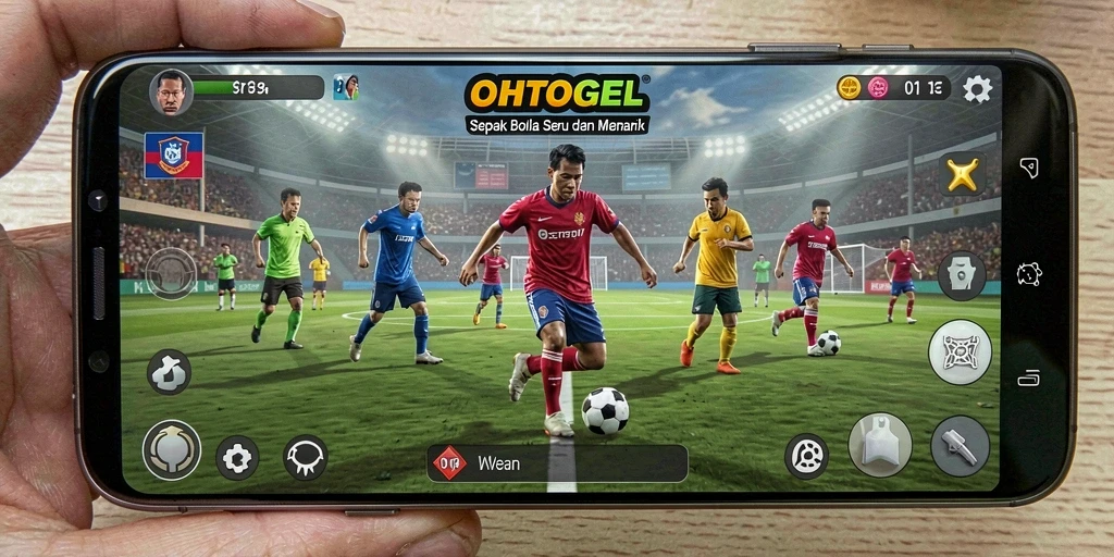 Tangkapan layar OHTOGEL menampilkan pertandingan sepak bola yang mendebarkan.