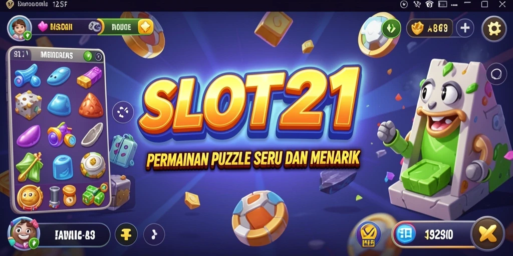 Tampilan gameplay SLOT21 yang seru dan penuh warna.