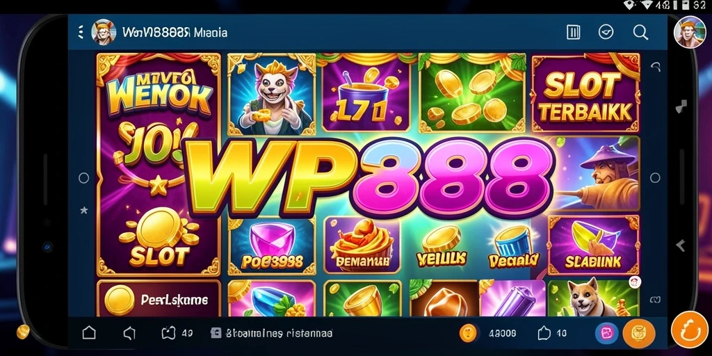 Tampilan gameplay menarik dari aplikasi slot WP888.