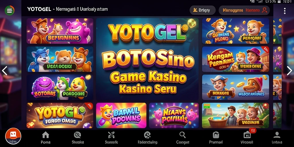 Tampilan menarik dari gameplay Kasino di YOTOGEL.